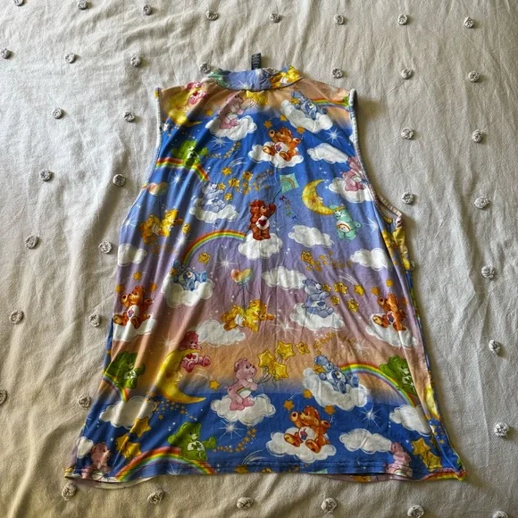 ModCloth x Care Bears Star Shower Power Mock Neck Top- Size XL - Picture 6 of 6